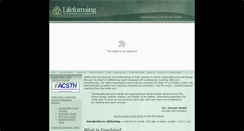 Desktop Screenshot of lifeformingcoach.com