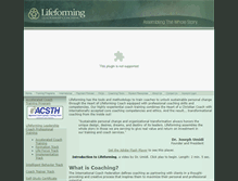 Tablet Screenshot of lifeformingcoach.com
